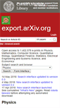 Mobile Screenshot of export.arxiv.org